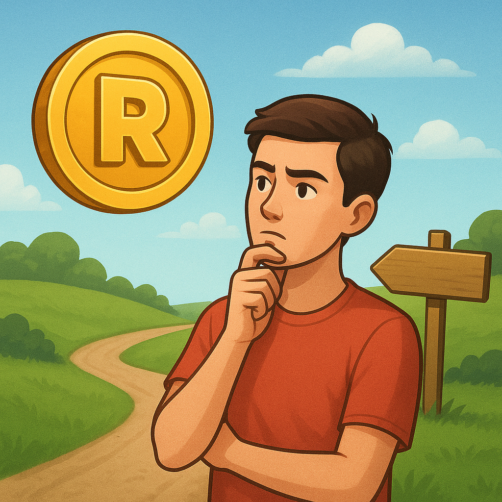 Imagem editorial moderna para robux grátis no roblox